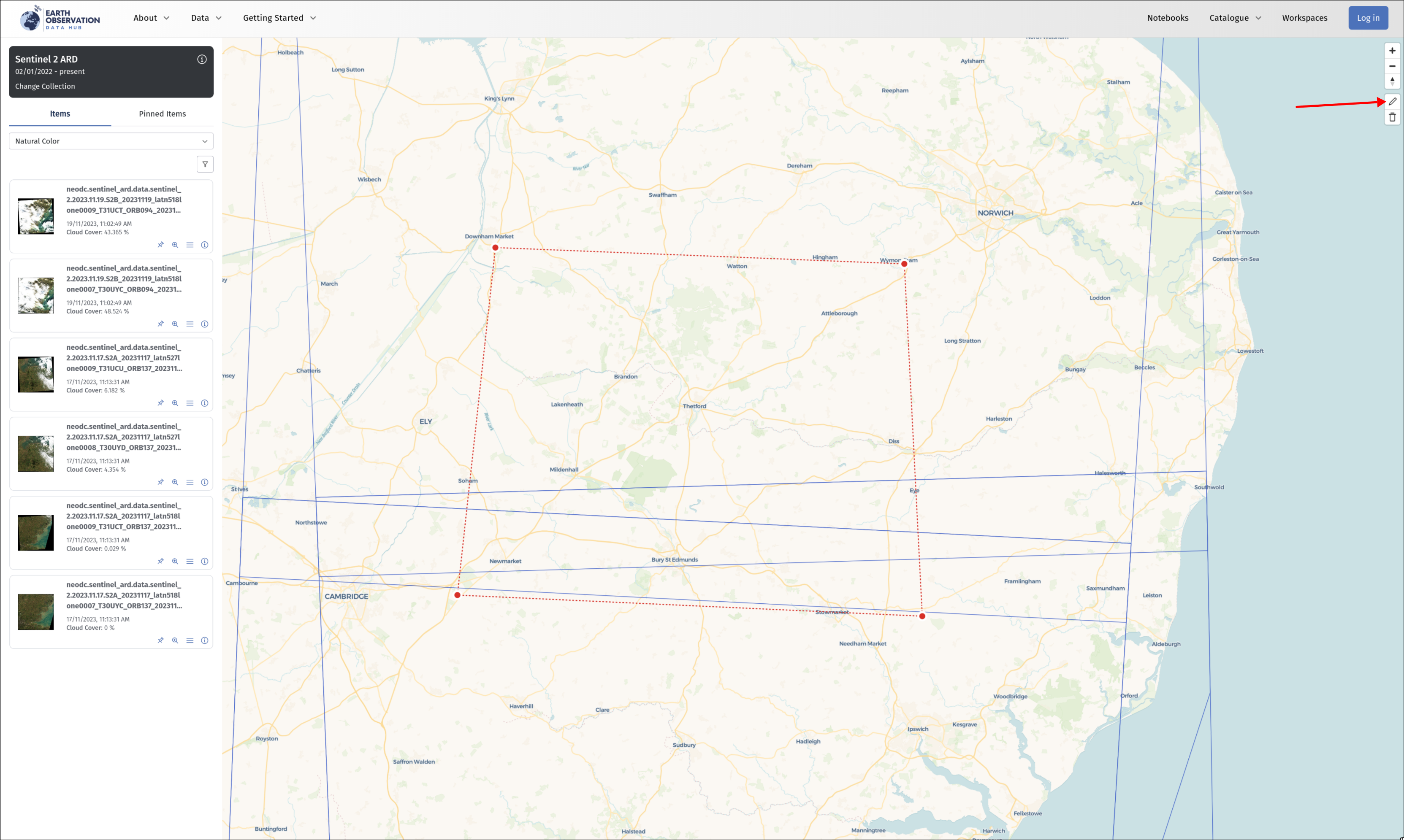 Area of interest filtering
